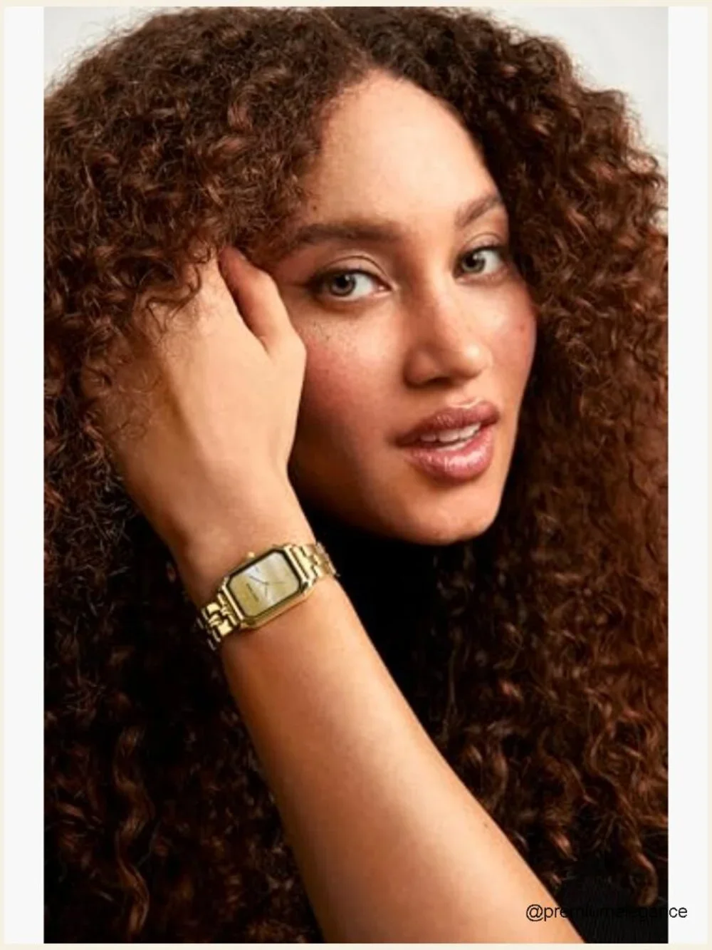 Women's Gold-Tone Bracelet Watch with Crystal Accents